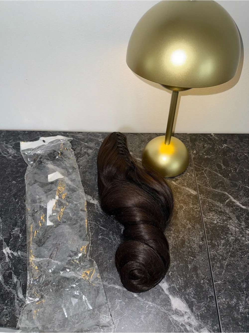 NEW Luxurious Dark Brown Curled Claw Clip Ponytail Extension